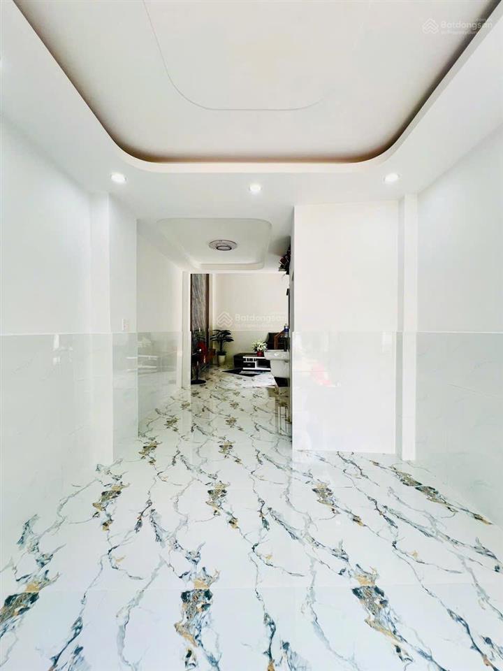 Nhà mới đẹp đầy đủ nội thất ngay chợ thạch đà đường phạm văn chiêu gò vấp dt 37 m trệt 2,5 lầu