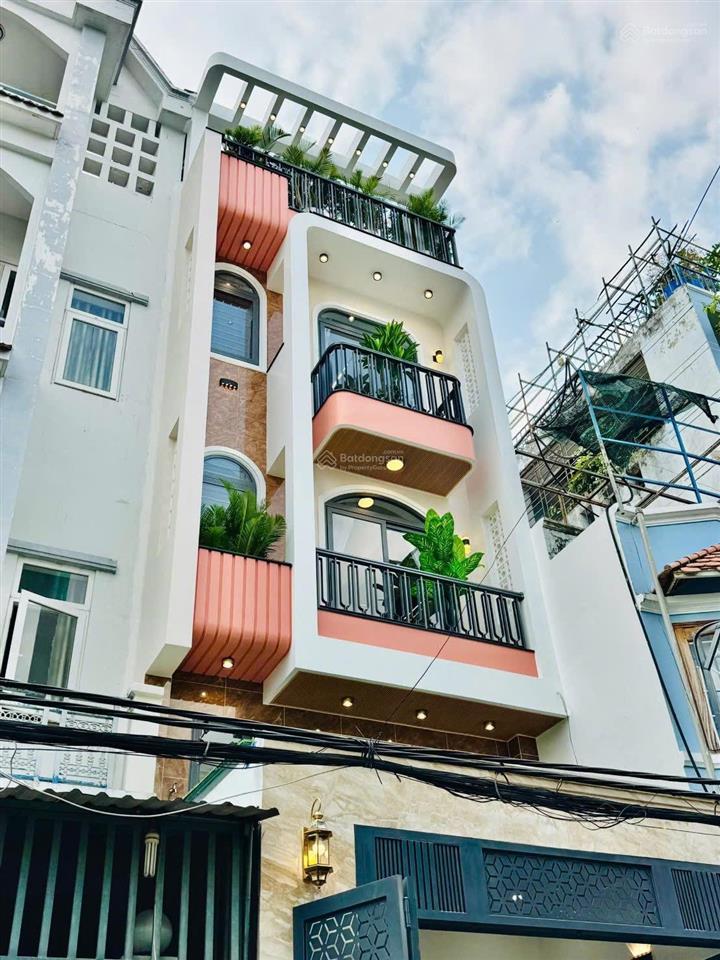 Nhà mới chính chủ thuộc đường phan huy ích dt 4,2 x15,5m trệt lửng 3 lầu có thang máy 10 tỷ 9 tl