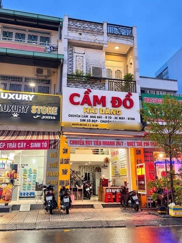 Mặt tiền cây trâm gv kinh doanh buôn bán đa ngành nghề dt ngang 4,15 dài 9 trệt lửng 2 lầu giá 7,3