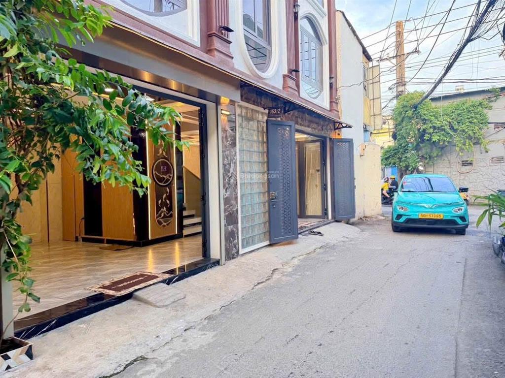Mặt tiền hẻm thông ngay trực ale văn thọ sát bên đường quag trung dt 9 x5,5 trệt 4 lầu giá hơn 8 tỷ