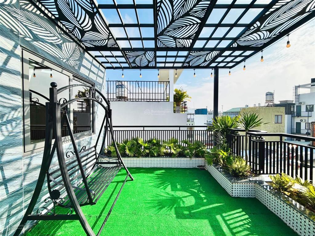 Nhà xây mới đường phạm văn chiêu dt 4x16m trệt lửng 3 lầu có thang máy 4 phòng ngủ hẻm ôtô 8.5 tỷ
