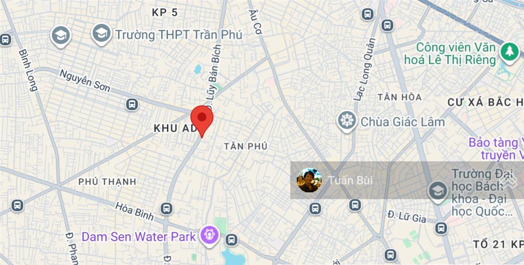 Bán đất 2 mt ngay ngã tư lũy bán bích  thoại ngọc hầu, dt đất 3000m2 giá đầu tư vàng