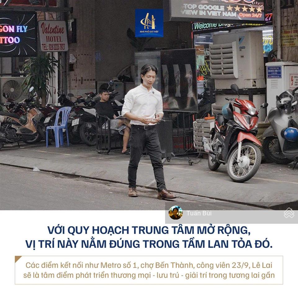 Khách sạn 27 29 bùi viện, 38 phòng, ngay ngã tư quốc tế, giá 138.6 tỷ tl