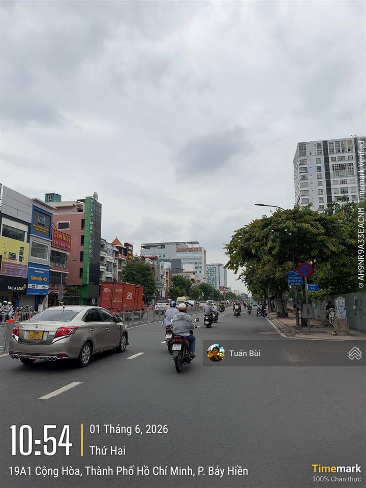 Mt cộng hòa 8m, gần t3 ngang lớn, hiếm, tiềm năng tạo dòng tiền rõ trên trục sân bay
