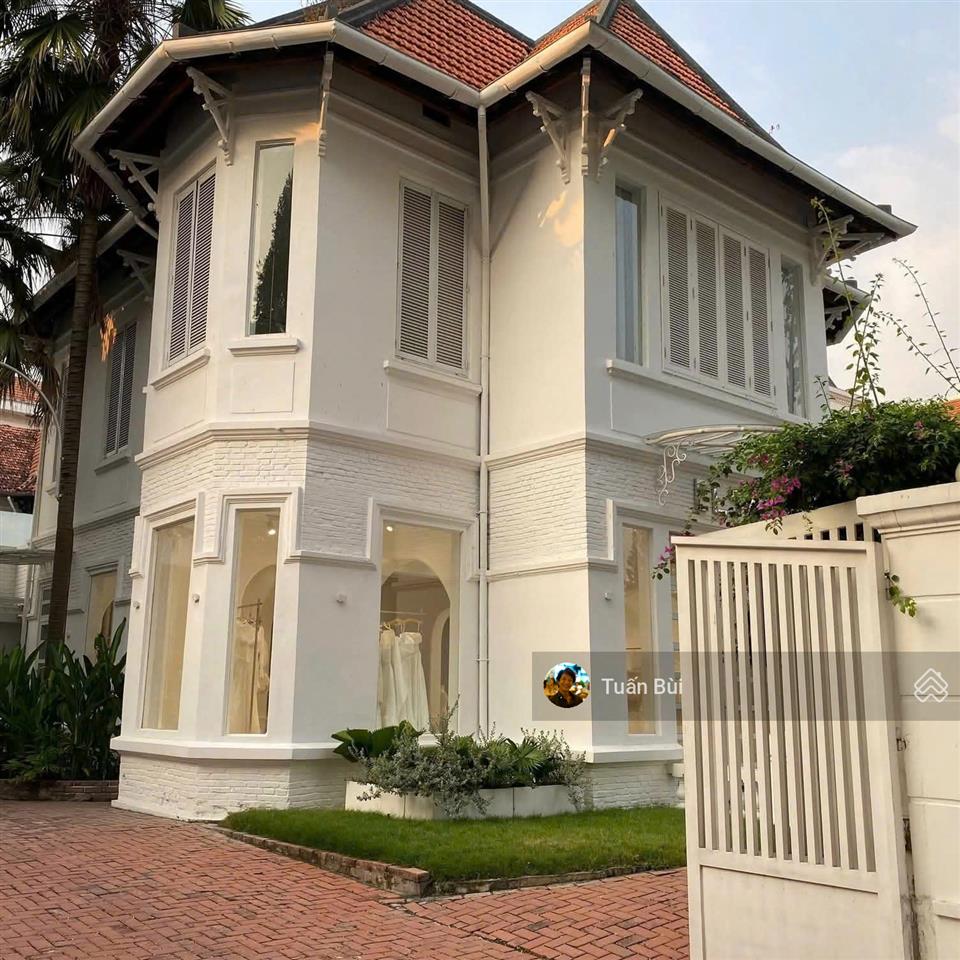 Biệt thự sân vườn võ thị sáu | thước đo của sự xa xỉ thầm lặng, dt 527,58m2 phong cách pháp