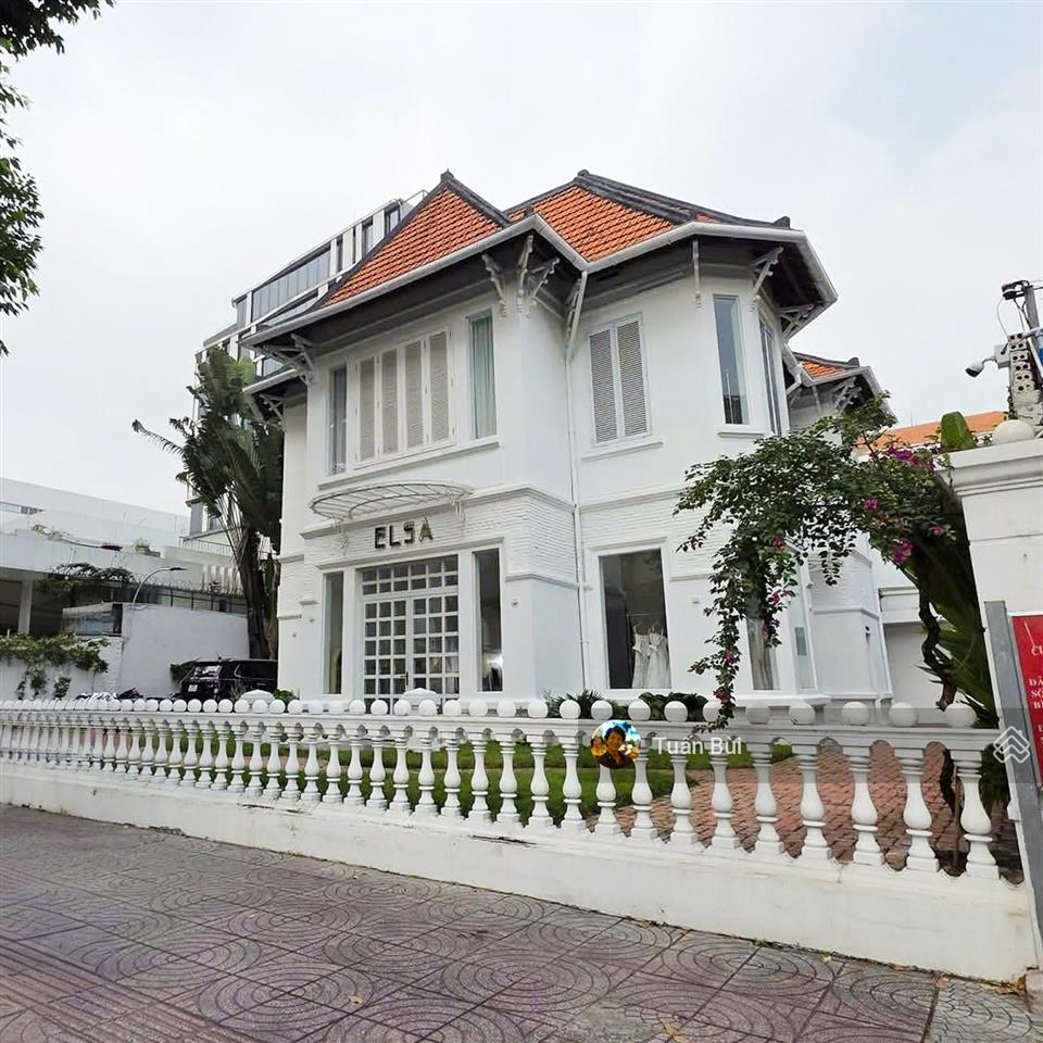 Biệt thự sân vườn võ thị sáu | thước đo của sự xa xỉ thầm lặng, dt 527,58m2 phong cách pháp