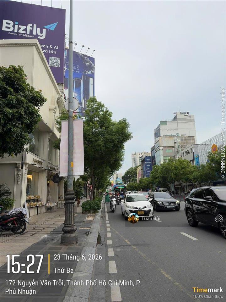 Bán mt nguyễn văn trỗi 18m hiếm có, dt 276,1m2, vị trí thương hiệu, giá 130 tỷ