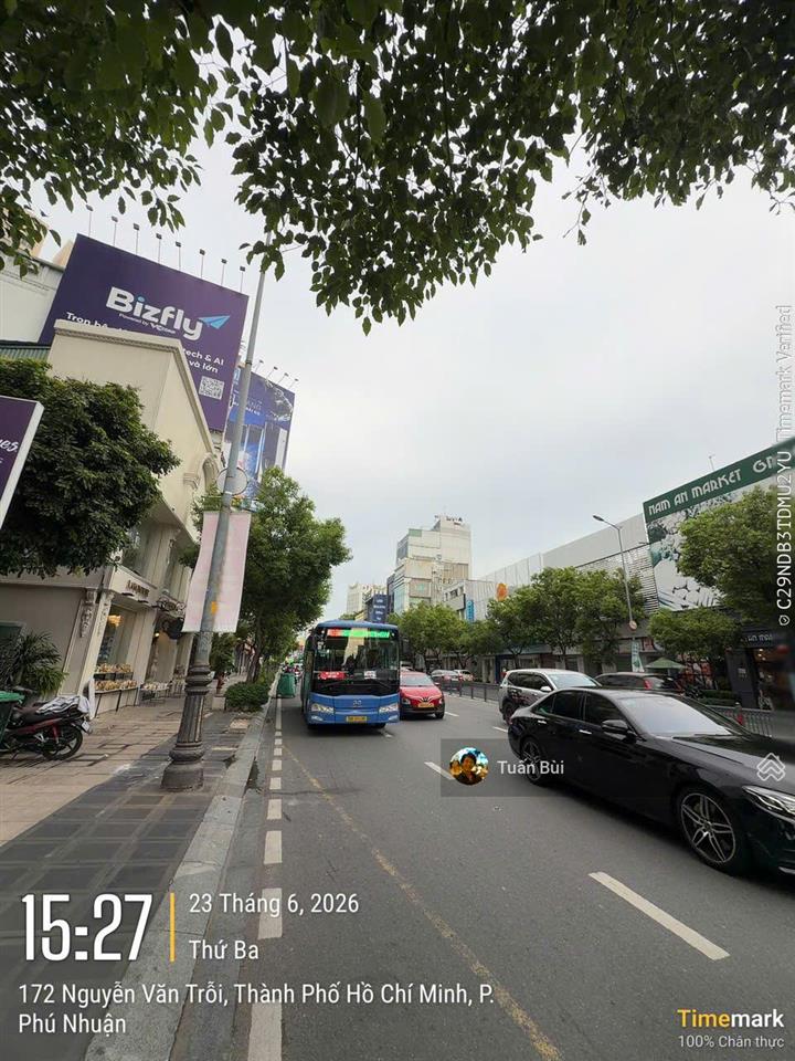 Bán mt nguyễn văn trỗi 18m hiếm có, dt 276,1m2, vị trí thương hiệu, giá 130 tỷ
