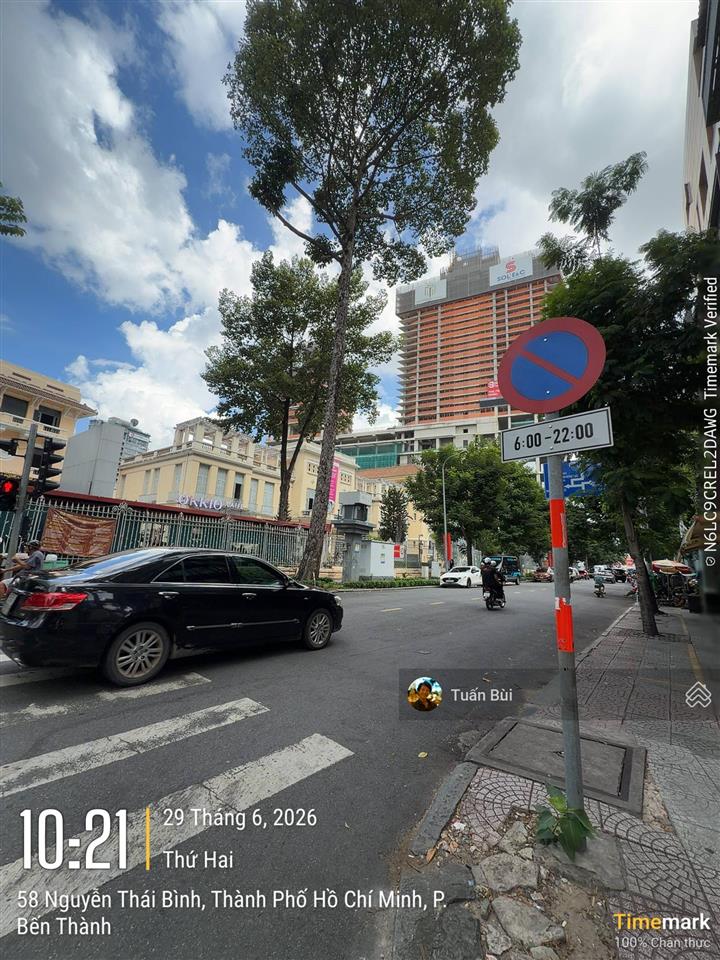 Mt nguyễn thái bình  300m tới cụm metro bến thành, one central hcm, chợ bến thành  cần bán