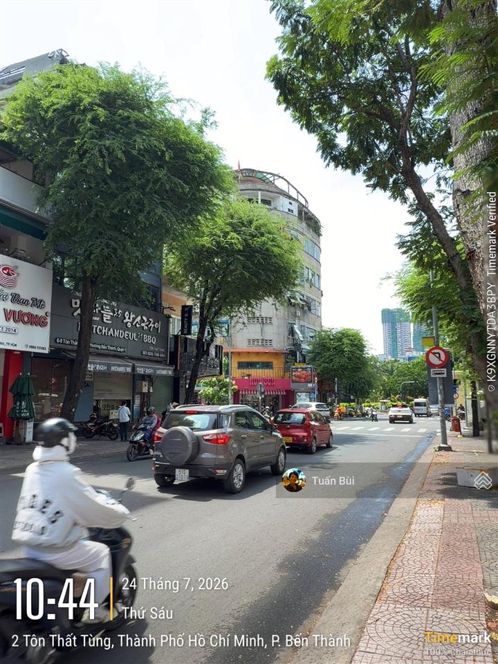 Mtkd tôn thất tùng 8x19m, hđt 318 triệu/th, gần metro bến thành, giá tốt 1 tỷ/m2