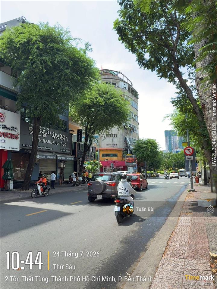 Mtkd tôn thất tùng 8x19m, hđt 318 triệu/th, gần metro bến thành, giá tốt 1 tỷ/m2