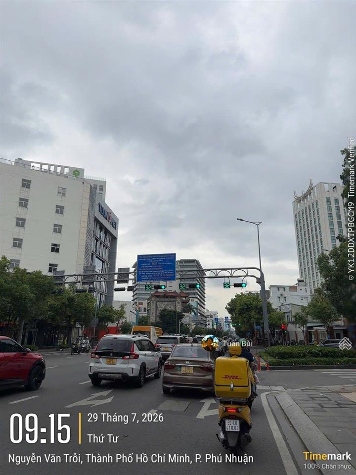 Tòa nhà mặt tiền ~20m đường nguyễn văn trỗi, 471,2m²hầm 7 lầu hoàn công đầy đủ dt sàn gần 2.800m2