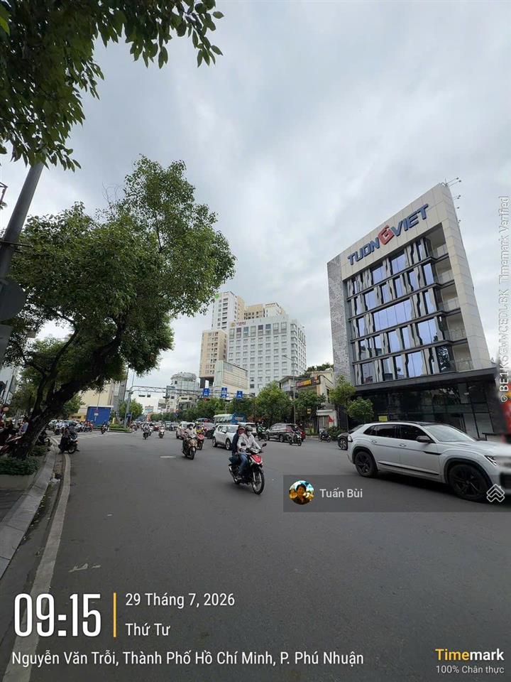 Tòa nhà mặt tiền ~20m đường nguyễn văn trỗi, 471,2m²hầm 7 lầu hoàn công đầy đủ dt sàn gần 2.800m2