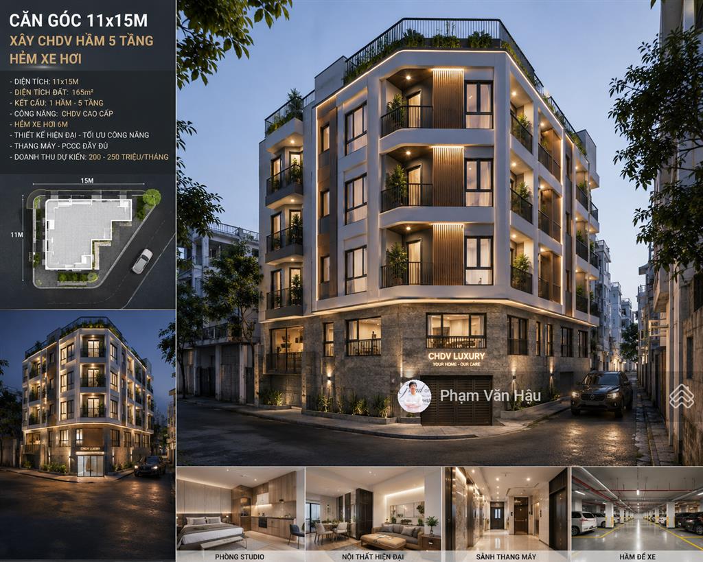 Siêu phẩm đất xây chdv ngay trung tâm q9  sau lưng đh gtvt, căn góc dt đẹp 10x15m, giá chỉ 71tr/m2