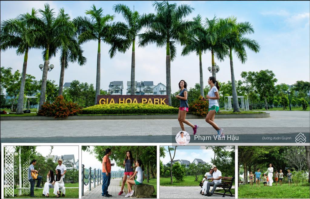 Biệt thự 300m kdc gia hòa  đối diện công viên, mặt sau sát sông  hầm 3 tầng, chỉ 32.5 tỷ, siêu rẻ