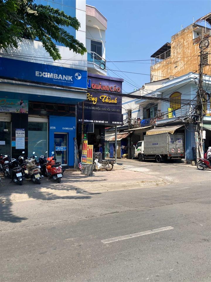 Nhà mặt tiền trường chinh dt 7x21m đang cho bank thuê 60tr/tháng, 2 mặt tiền cực đẹp