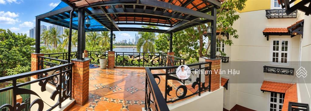 Hiếm, biệt thự view sông sài gòn ngang 15,5m, quỹ đất 252m tại an khánh, giá bằng 55% thị trường