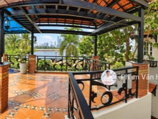 Hiếm, biệt thự view sông sài gòn ngang 15,5m, quỹ đất 252m tại an khánh, giá bằng 55% thị trường