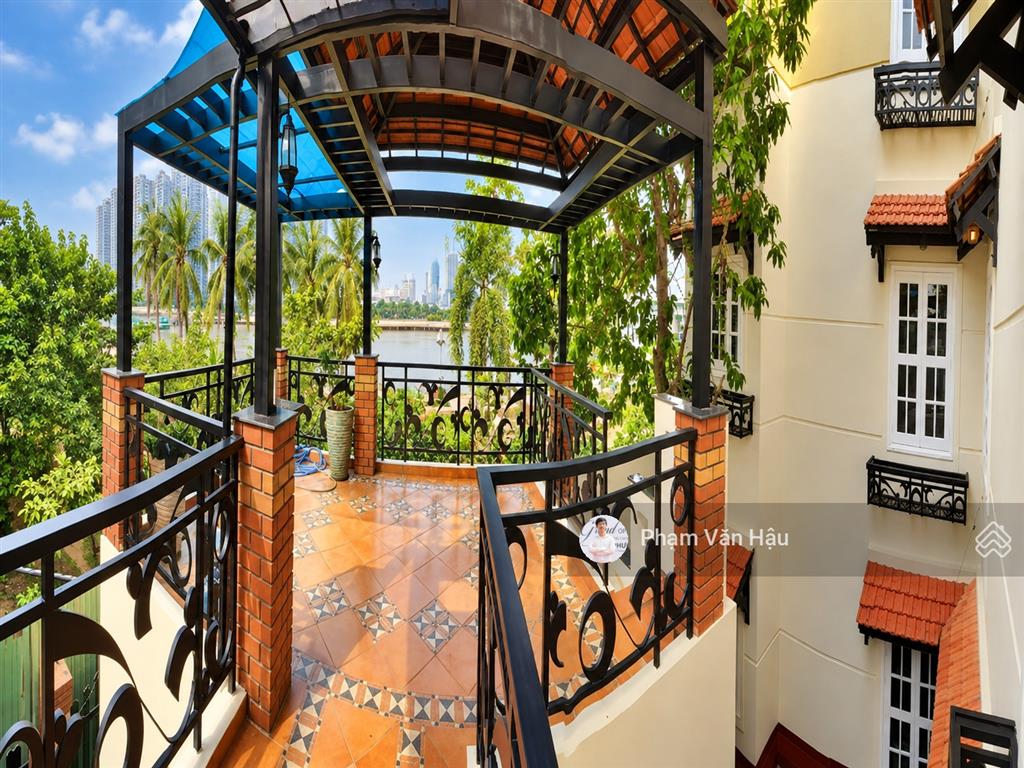 Hiếm, biệt thự view sông sài gòn ngang 15,5m, quỹ đất 252m tại an khánh, giá bằng 55% thị trường