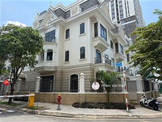 Giảm 11 tỷ biệt thự góc 2 mặt tiền nguyễn mộng tuân, ngang 12mx21m, nhà mới, chủ cần bán rất gấp!