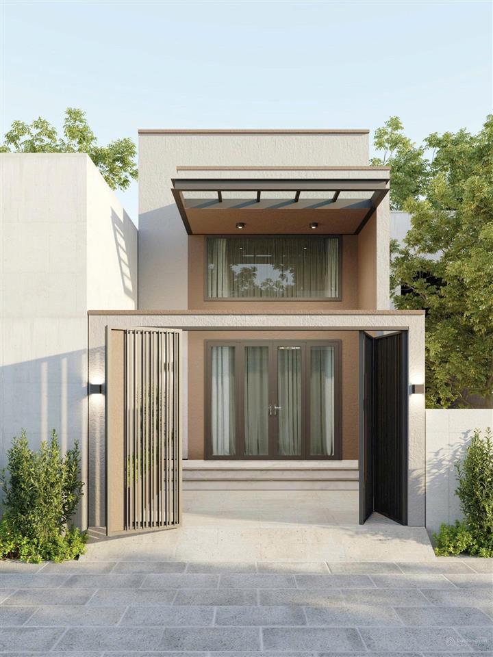 Bán nhà mặt tiền đường trung tâm lái thiêu dt 56.5m2  có sân ô tô  hướng đông bắc  2ty930