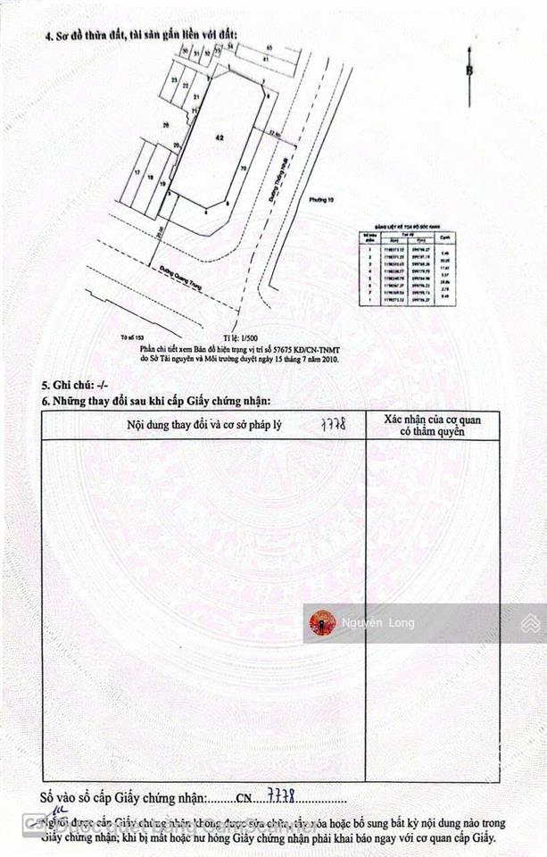 Bán nhà hai mặt tiền 19 x40 đường quang trung phường gò vấp đang cho thuê 550 triệu/tháng