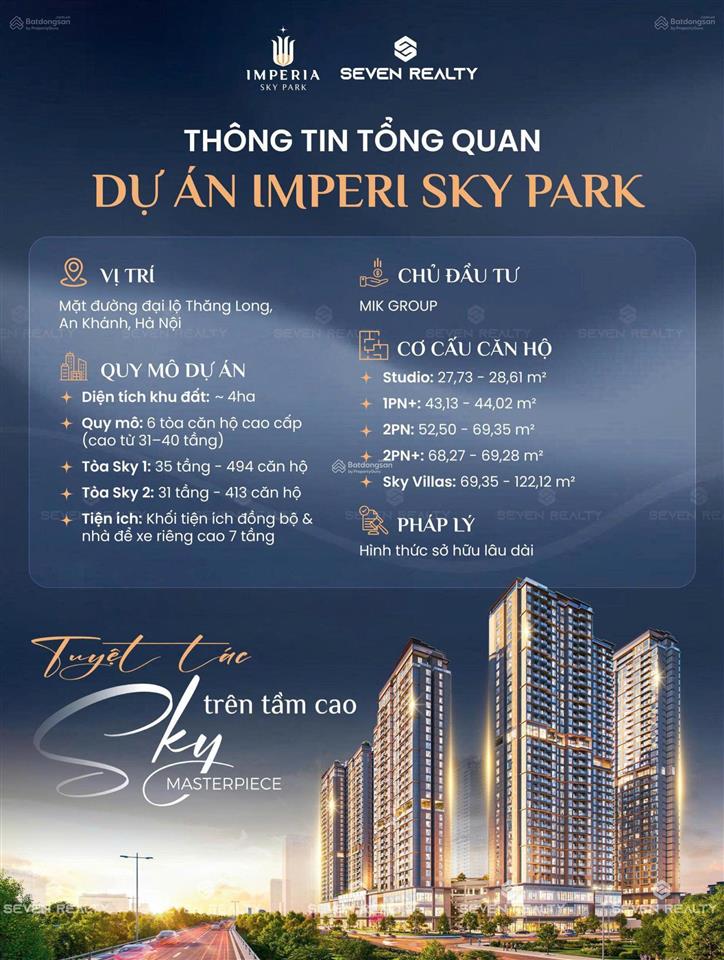 Booking nhận ưu đãi căn tòa imperia sky park kí trực tiếp chủ đầu tư mik group