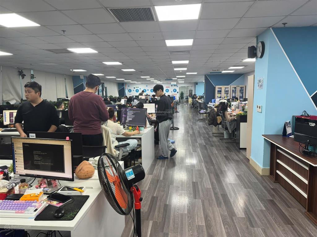 Cho thuê văn phòng 430m2 tại hoàng quốc việt giá chỉ 351k/m2 bao gồm thuế và dịch vụ (0989 410 ***)