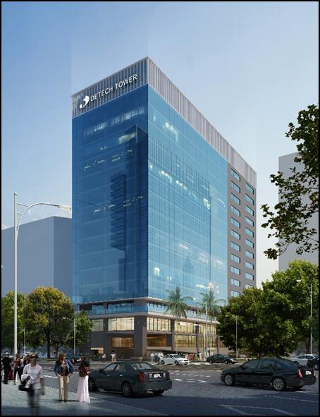 Cho thuê văn phòng tại detech tower nguyễn phong sắc, sàn cực kỳ thông vuông diện tích linh hoạt