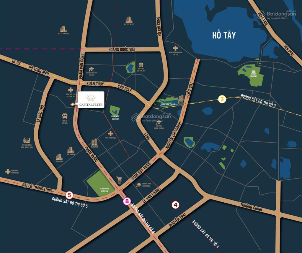 Bql cần cho thuê văn phòng tại dự án capital elite phạm hùng, diện tích 1800m² chỉ từ 350 nghìn/m2