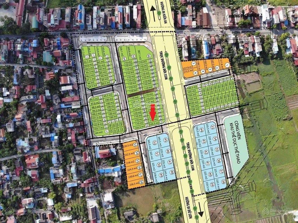 Chính chủ bán đất mặt đường 35m dự án đa phúc center park, phường đa phúc, hải phòng, dt 110m2