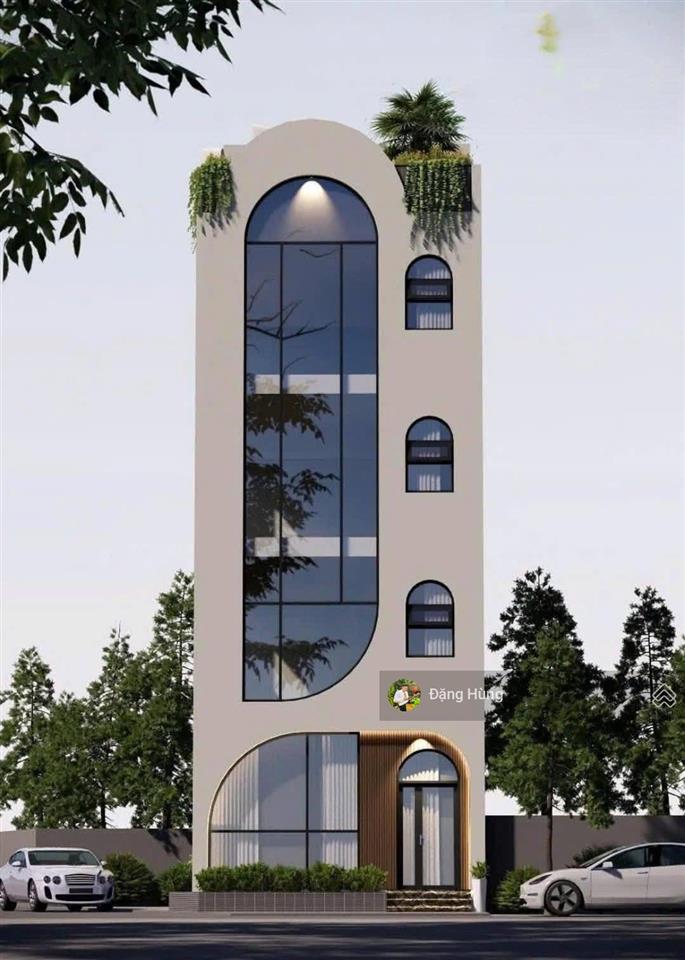 Nhà mới cạnh lê thước, thảo điền, q2 (6x16m). trệt+4 tầng. phù hợp chdv, vp, showroom. giá 70tr/th