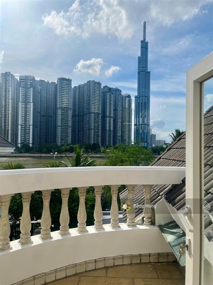 Biệt thự trần não, p.an khánh, quận 2 (450m2)  view sông  1 trệt 2 lầu. giá 65tr/th