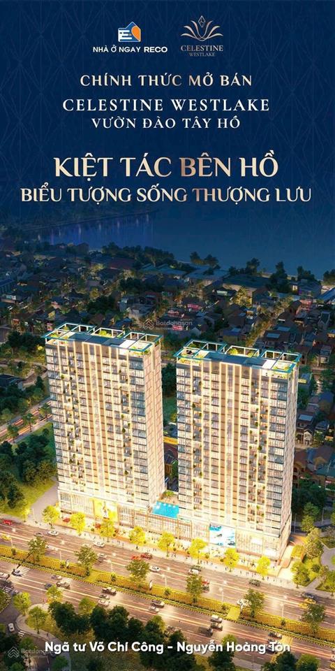 Suất ngoại giao căn view hồ chung cư celestine westlake hồ tây