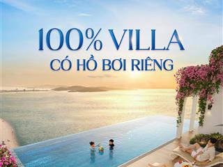 Nhanh tay sở hữu biệt thự 100% đều view biển. full nội thất 5 sao