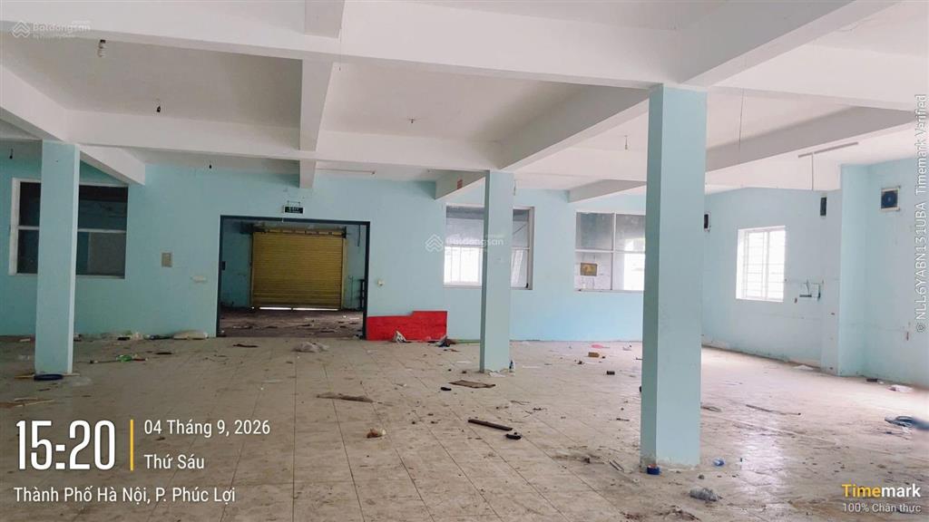 Cho thuê kho xưởng 110nghin/m2 có pccc 1500m2 khu cn đài tư, long biên, hà nội  0989 031 ***