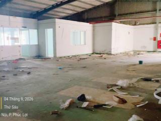 Cho thuê kho xưởng 110nghin/m2 có pccc 1500m2 khu cn đài tư, long biên, hà nội  0989 031 ***