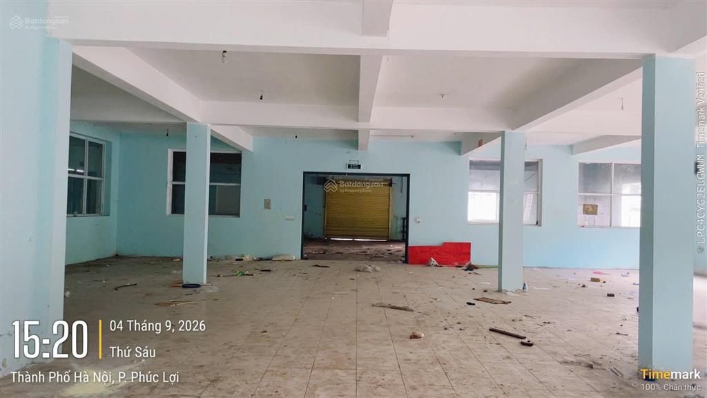 Cho thuê kho xưởng 110nghin/m2 có pccc 1500m2 khu cn đài tư, long biên, hà nội  0989 031 ***