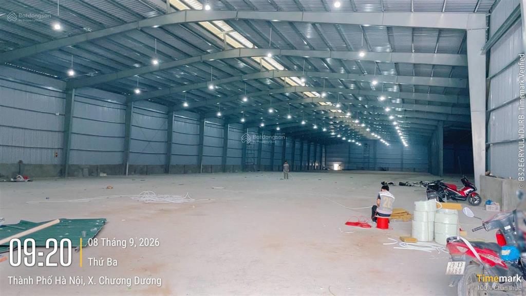 Cho thuê kho xưởng 97.000/m2 ql1a thường tín 2300m2, có pccc tự động pháp lý chuẩn  0989 031 ***