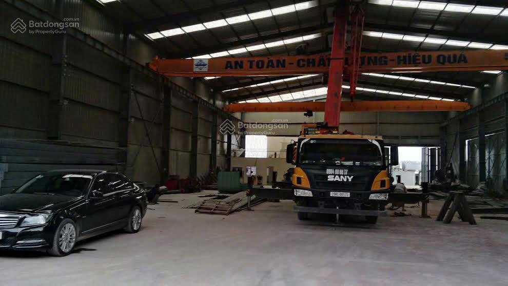Cho thuê kho xưởng xã hát môn  phúc thọ  hà nội 1400m2, có pccc khung thép zamil đường cont