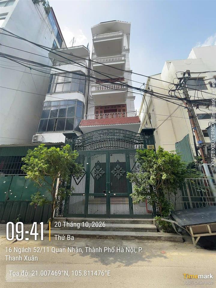 Cho thuê nhà phân lô đường hoàng ngân, phường trung hòa, cầu giấy, 100m2, 5 tầng làm vp, trung tâm