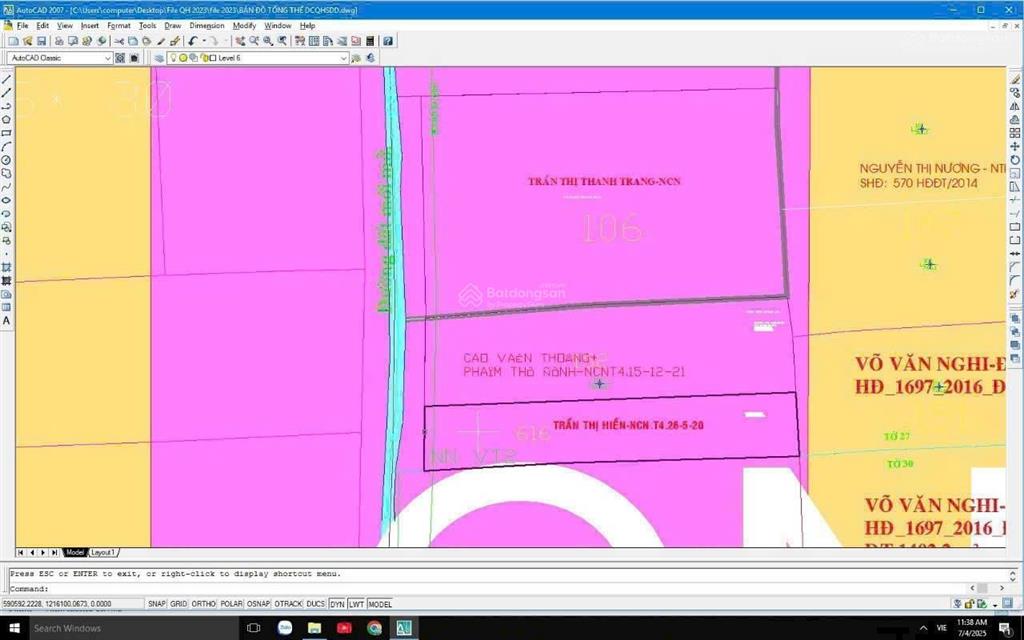 Bán đất 500m² khu dân cư xã trung an, củ chi gần ngã tư tân quy, giá 2.5 tỷ