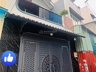 5tỷ25  44m2, nhà mới 2 tầng, 2 mặt hẻm, gần vòng xoay phú lâm, quận 6