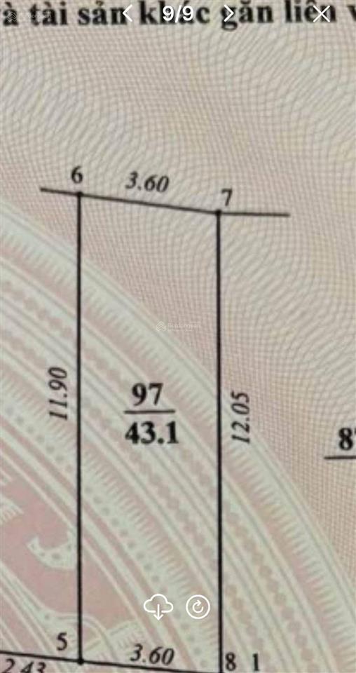 Bán đất tặng nhà c4 hai thoáng khuôn vàng thước ngọc