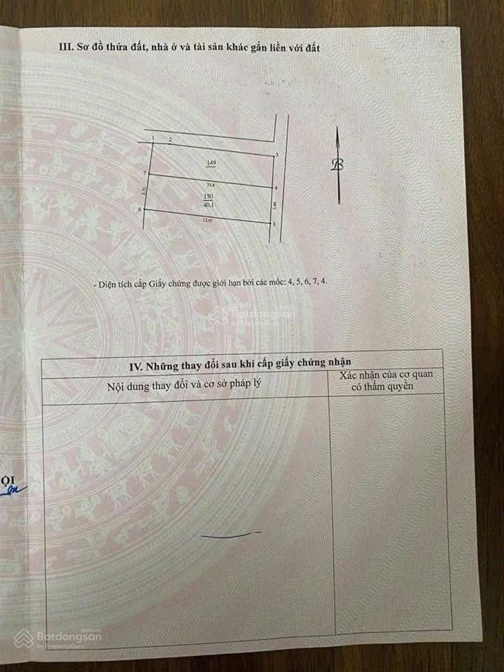 Bán đất hữu hưng tây mỗ gần trụ sở mới cục tình báo.