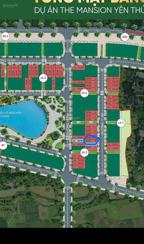 Lô đất dt 132m2 đất dự án tại yên thủy sẵn sổ đỏ, hạ tầng đồng bộ, đường rộng 20m giá rẻ bất ngờ
