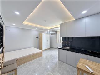 Căn hộ stu cửa sổ view sông 28m2 nhà biệt thự có hầm xe, thang máy, bảo vệ 24/7