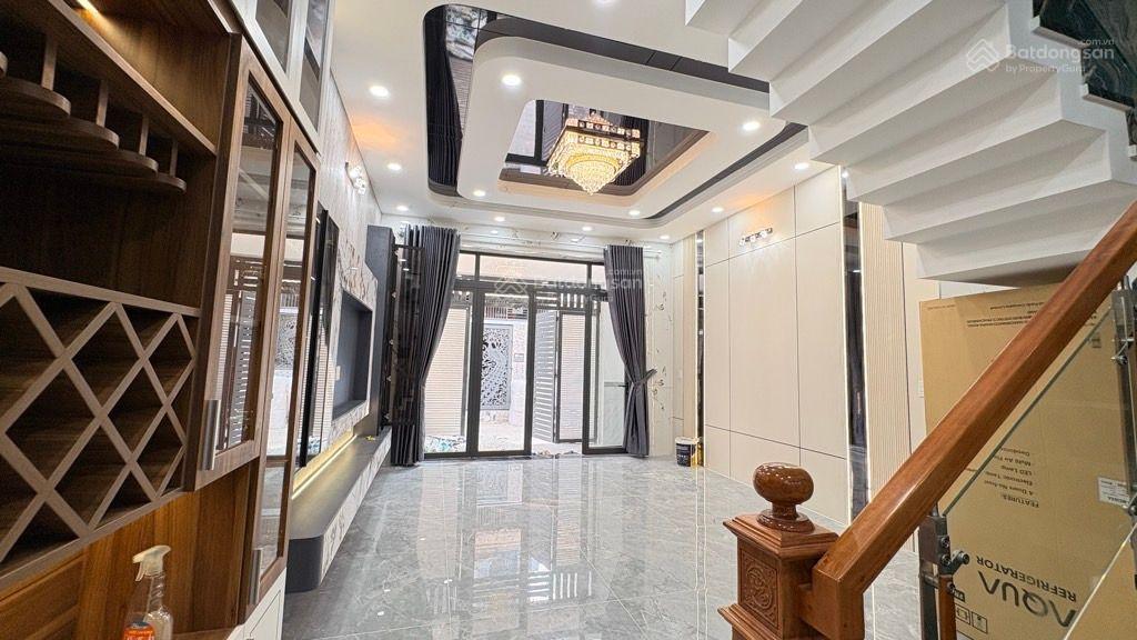 Nhà mới 4 tầng full nội thất lê văn khương, ngang 5m, 75m2, hẻm 6m xe hơi, chỉ 6 tỷ