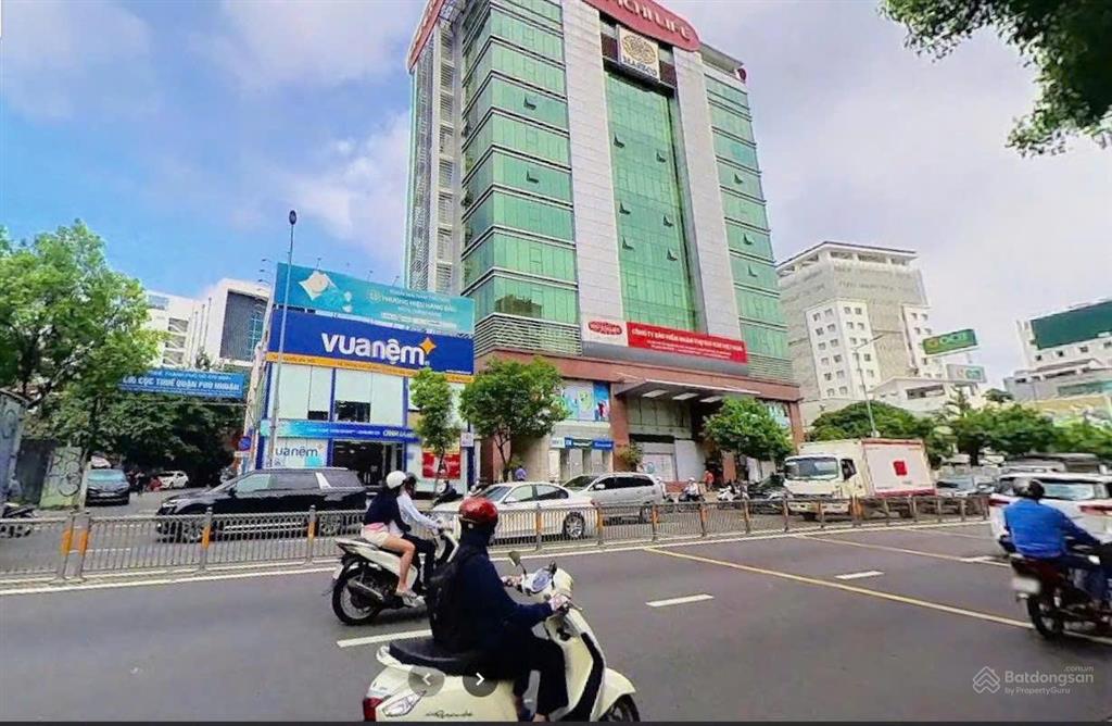 Ngộp! hạ 6 tỷ! tòa nhà 2mt trường sa view sông, quận phú nhuận, nh 10x18,3, hầm 8 t chỉ 59,8 tỷ