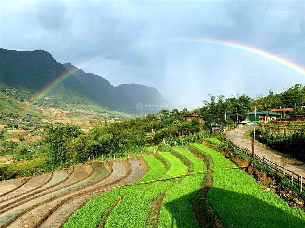3.618 m2 view trực diện thung lũng mường hoa  sẵn 400m2 thổ cư